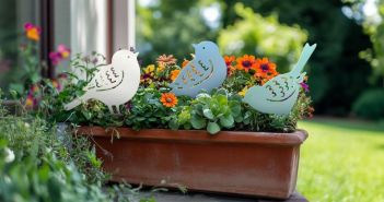 Dekorative Gartenaccessoires verbinden Ästhetik, Funktionalität modulare Kombinierbarkeit und Witterungsbeständigkeit KNOBLOCH Rankgitter und Gartenstecker vereinen Design, Funktion und (Foto: Max Knobloch Nachf. GmbH)