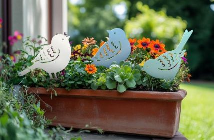 Dekorative Gartenaccessoires verbinden Ästhetik, Funktionalität modulare Kombinierbarkeit und Witterungsbeständigkeit KNOBLOCH Rankgitter und Gartenstecker vereinen Design, Funktion und (Foto: Max Knobloch Nachf. GmbH)