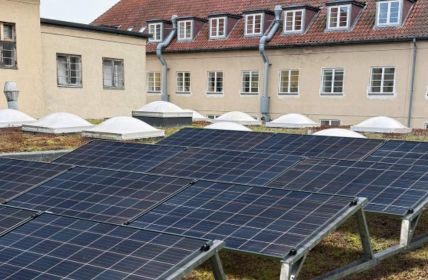 TRITON XL Strebe sorgt für Stabilität und exakte Modulpositionierung Werkzeuglose TRITON flora Lösung fixiert PV-Module sicher ohne (Foto: T.Werk GmbH)