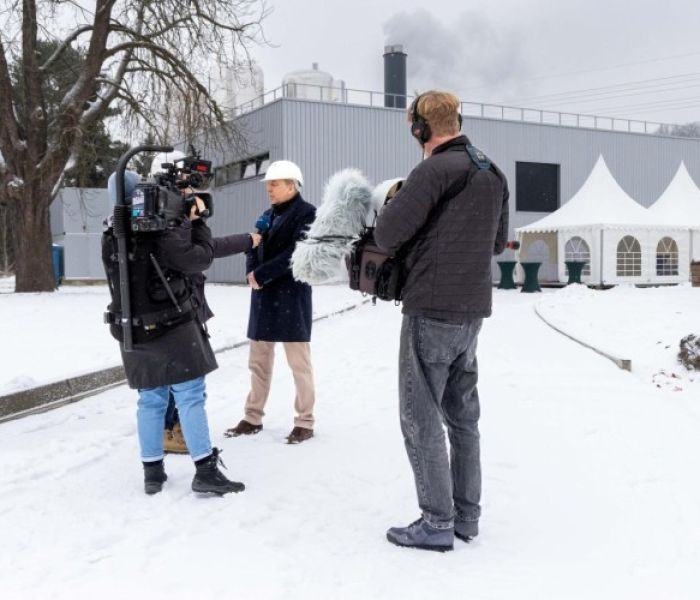 Innovative Kraft-Wärme-Kopplungsanlage und regenerative Fernwärme (Foto: TEAG Thüringer Energie AG)