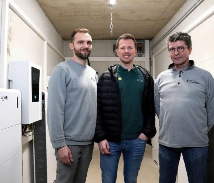 Die Köpfe hinter dem Projekt (von links): Philippe Rausch (Foto: E3/DC)